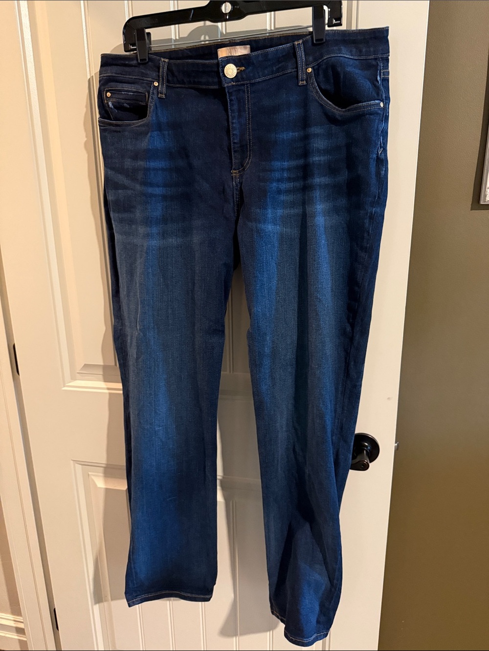 Kut from the Kloth Dark Blue Catherine Boyfriend Jeans